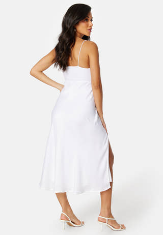 Satin Midi Wedding Gown