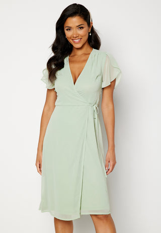 Grienne Wrap Midi Dress