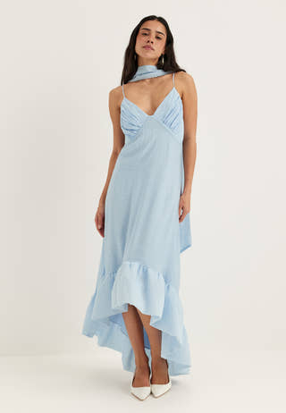 High Low Sheer Dress