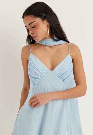 High Low Sheer Dress