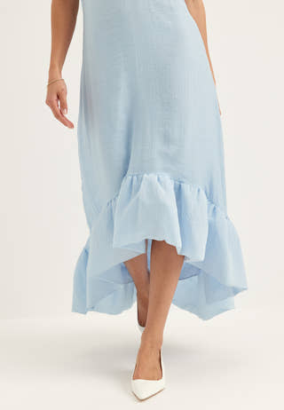 High Low Sheer Dress