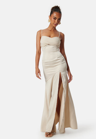 High slit gown