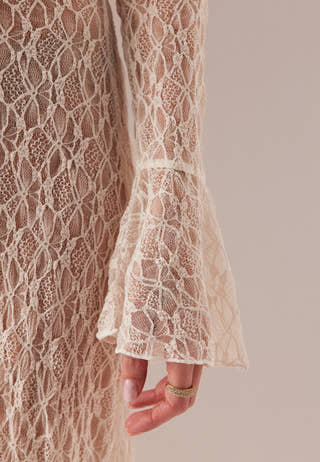 Lace Cardigan Dress