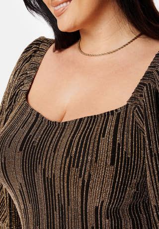 Lova-Lii Sparkling Midi Dress