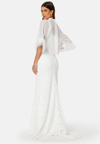 Marilyn Faux Feather Cover up