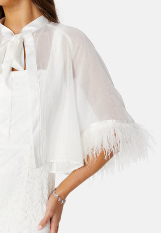 Marilyn Faux Feather Cover up