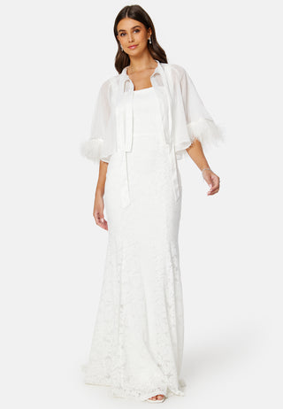 Marilyn Faux Feather Cover up