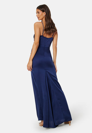 Waterfall Satin Gown