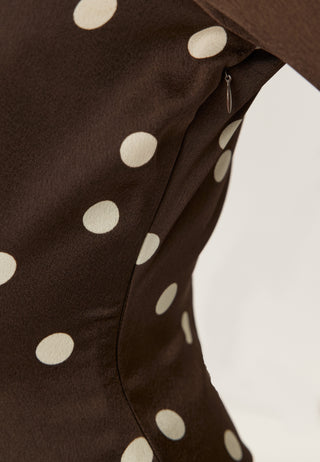 Ruched Front Midi Dress