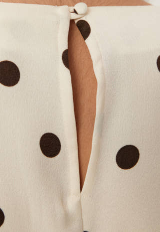 Ruched Front Midi Dress