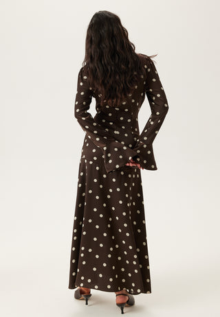 Ruched Front Midi Dress