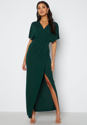 Wrap Slit Maxi Dress