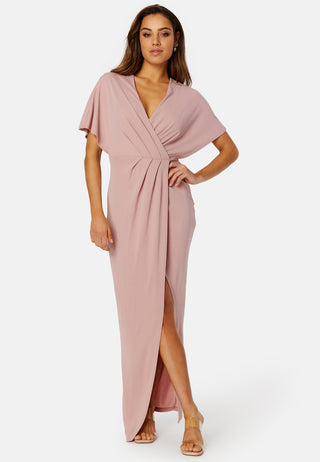 Wrap Slit Maxi Dress