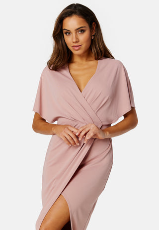 Wrap Slit Maxi Dress