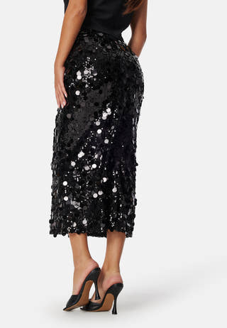 Sequin Ankle Skirt