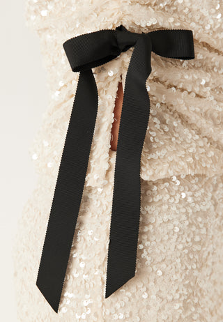 Side Slit Sequin Top