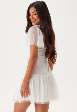 Sonia Mesh Frill Dress