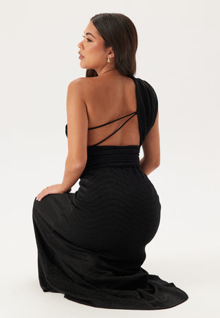 Sparkling One shoulder Soft Maxi Dress