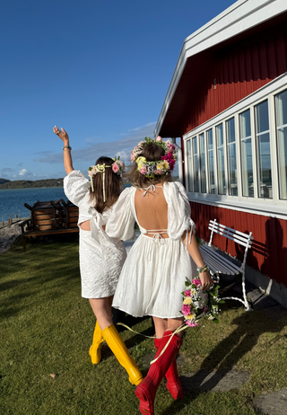 Tie Back Short Dress