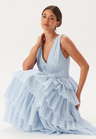 Tulle Frill Gown