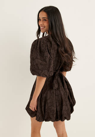 bubbleroom-occasion-v-neck-bubble-hem-short-dress-dark-brown_2