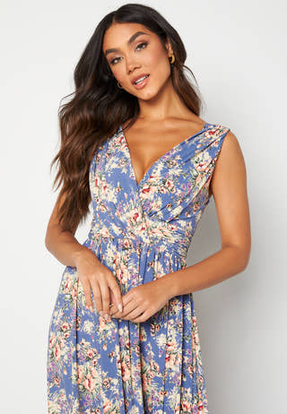 Draped Soft Midi Dress