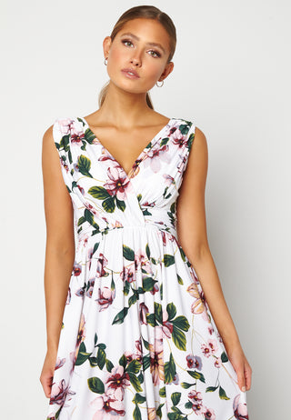 Draped Soft Midi Dress