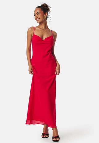 Waterfall Slip Ankle Dress