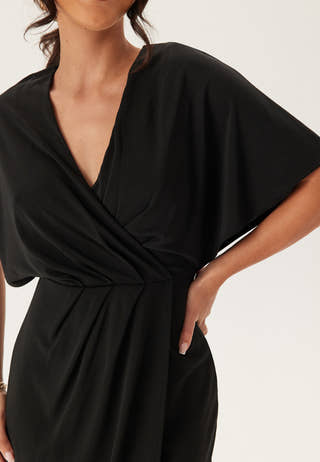 Wrap Slit Maxi Dress
