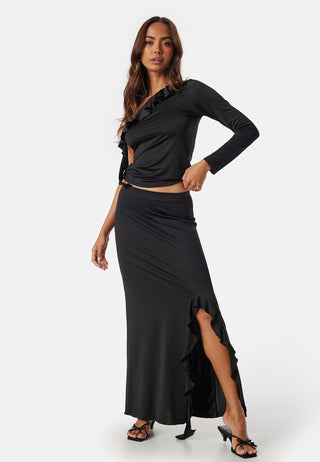 One Shoulder Frill Top