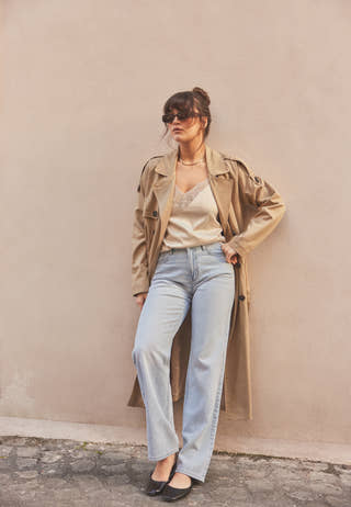 Wide Straight Jeans