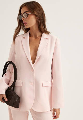 Oversized L/S blazer