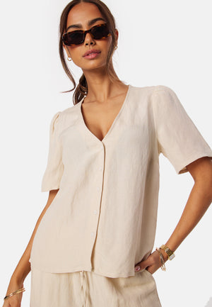 Linen Blend Blouse