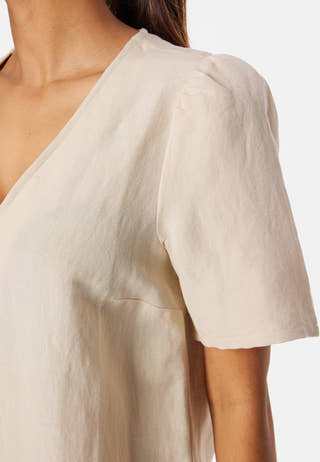 Linen Blend Blouse