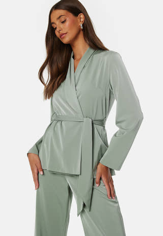 Pilar Soft Satin Blazer