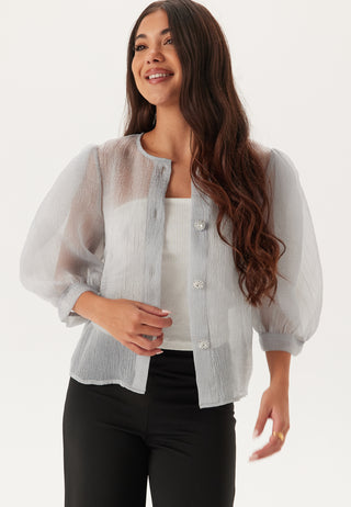 Puff Sleeve Organza Blouse