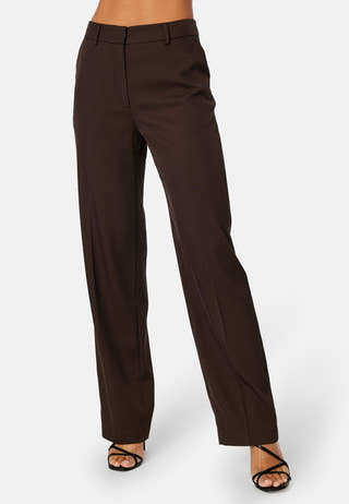 High Waist Regular Suit Trousers