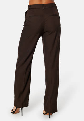 High Waist Regular Suit Trousers