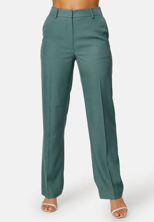 High Waist Regular Suit Trousers