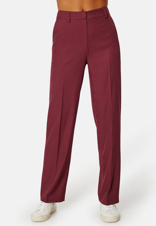 High Waist Regular Suit Trousers