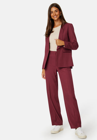 High Waist Regular Suit Trousers