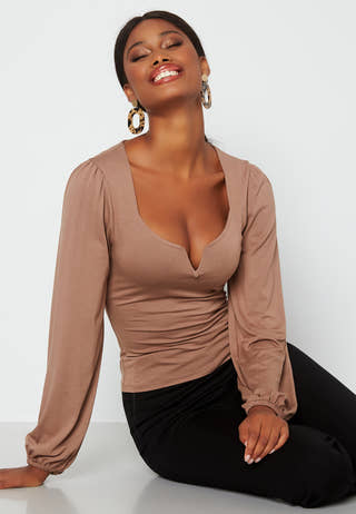 Rudina puff sleeve top