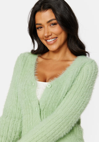 Salmi fluffy knitted cardigan