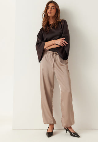 Satin Balloon Trousers