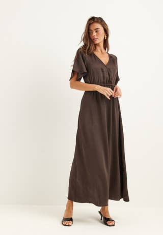 Satin Maxi Dress