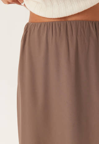 Satin Midaxi Skirt