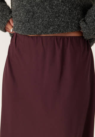 Satin Midaxi Skirt