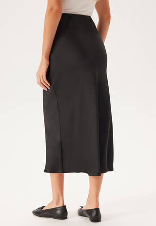 Satin Midi Skirt