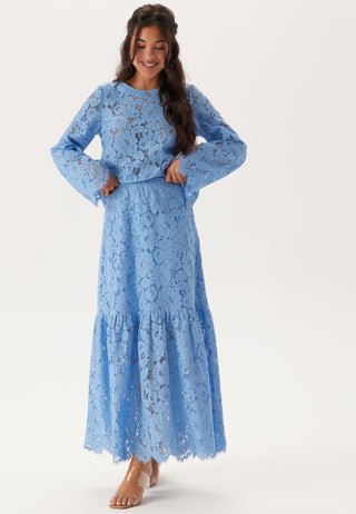 Scalloped Edge Lace Blouse