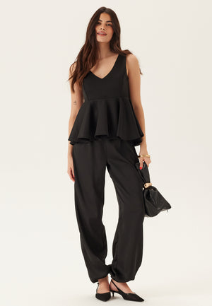 Scuba Peplum Top